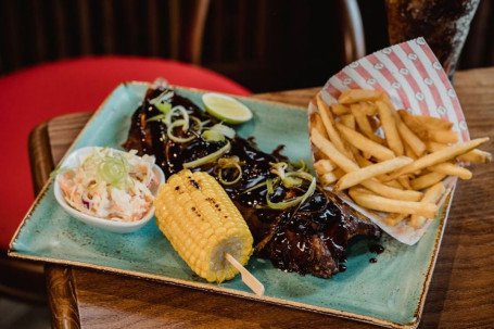 Full Rack Of Classic Hoisin Ribs With Fries