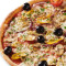 Romana Vegan Giardiniera A bigger, thinner, crispier pizza (V) (Ve)