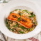 Roasted Salmon Summer Vegetable Rice Bowl 