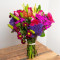 Vibrant Primary Colors Wrapped Bouquet