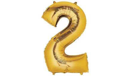 33 '' Gouden Nummer (2) Ballon