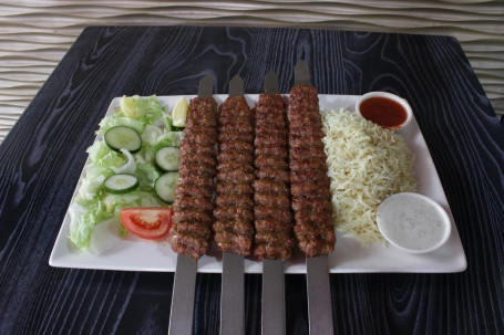Lamb Mince Kebab Platter