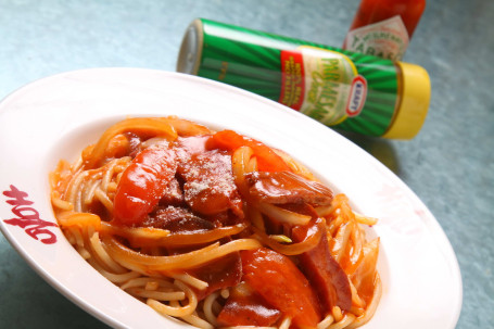 Jú Xiān Jiā Niú Lì Fàn Yì Baked Ox Tongue In Tomato Sauce With Rice Spaghetti