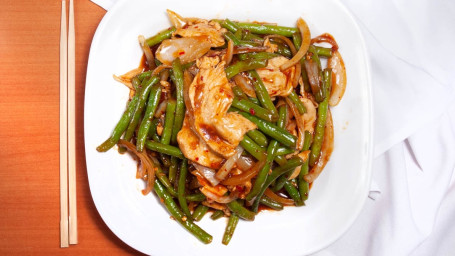 Spicy String Beans And Onions