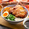 Niáng Rě Cōng Yóu Là Cài Pǔ Kǎo Jī Bā Fàn Nyonya Chicken Steak Rice W Shallot Spicy Radish