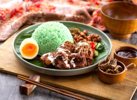 Bā Dōng Niú Ròu Pèi Bān Lán Yē Jiàng Fàn Rendang Beef W/ Coconut Rice
