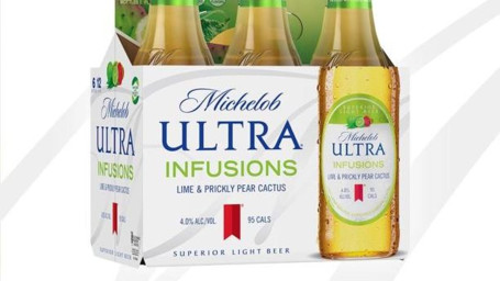 Michelob Ultra Infusions Lime Prickly Pear Cactus Light Beer Pack Of 6