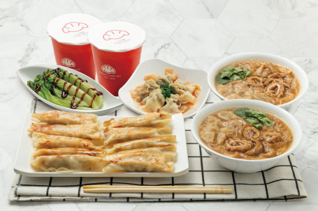Èr Rén Miàn Xiàn Tào Cān Taiwanese Rice Noodles Set For 2