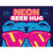 Neon bier knuffel