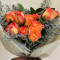 1 Dozen Confetti Roses Hand Bouquet (Vase Not Included)