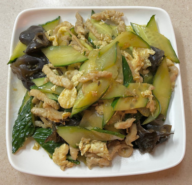 Mù Xū Ròu Sautéed Sliced Pork, Egg And Black Fungus