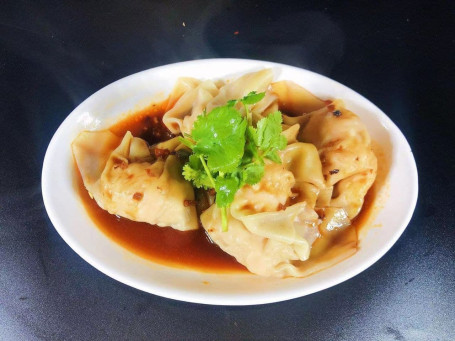 Spicy Prawn Dumpling (5 Pieces) Hóng Yóu Jiǎo Zi