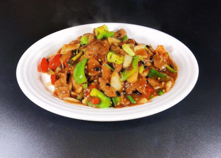 Stir Fried Beef In Black Bean Sauce Shì Jiāo Niú