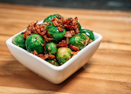 Sautéed Brussels Sprouts With Onion Bacon