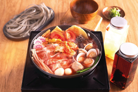 Pào Cài Tún Ròu Dòu Fǔ Guō Kimchi Hot Pot W/ Pork Bean Curd