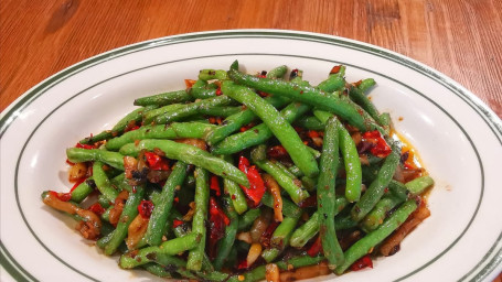 Gàn Biān Sì Jì Dòu Stir Fried Green Bean