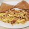 Two Eggs Scrambled With Diced Ham