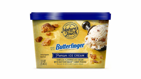 Nature's Touch Ice Cream Butterfinger, 48Oz