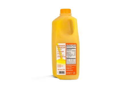 Nature's Touch Orange Juice, 1/2 Gallon