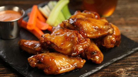 Traditional Hot Honey Wings 8 Pc