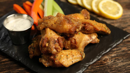 Traditional Lemon Pepper Wings 8 Pc