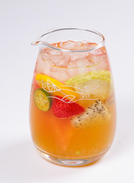 Fú Shǒu Gān Shuǐ Guǒ Chá Dòng Iced Mixed Fruit Tea With Bergamot