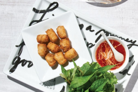 Fried Vietnamese Spring Rolls Zhà Yuè Shì Xiè Ròu Chūn Juǎn