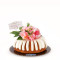 Yours, Mine, Ours 10” Decorated Bundt Cake