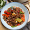 Tǔ Fěi Cǎo Niú Stir Fried Australian Grass Fed Beef With Leeks And Chilies