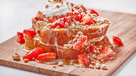 Strawberry Tres Leches French Toast