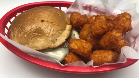 Mushroom Swiss Burger W/ Side