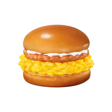 Scrambled Eggs N' Ham Burger Chǎo Shuāng Dàn Huǒ Tuǐ Bǎo