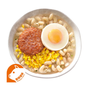 Ham N' Egg Twisty Pasta Tonkotsu Flavor Huǒ Tuǐ Bā Dàn Niǔ Niǔ Fěn Zhū Gǔ Tāng Wèi
