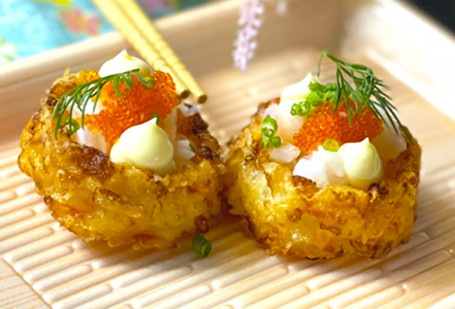 Ebi Prawn Potato Tartlets