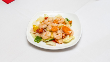 Sauteed King Prawn With Garlic Butter Sauce