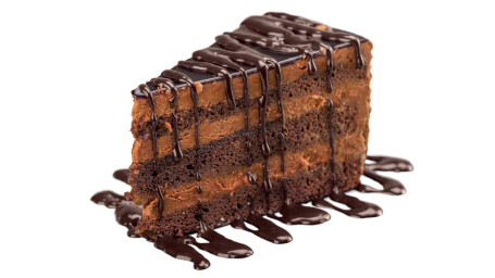 Slice Of Double Chocolate Cake
