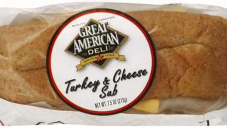 Great American Deli Turkey Cheese Sub