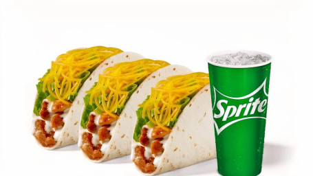 New $7 Triple Chicken Taco Pack