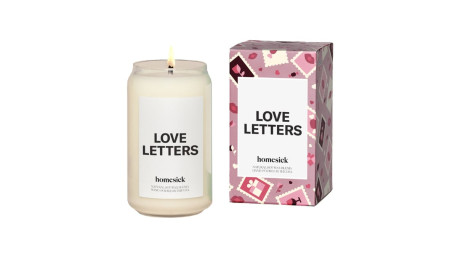 Candela Con Lettere D'amore Nostalgiche (13,75 Oz)