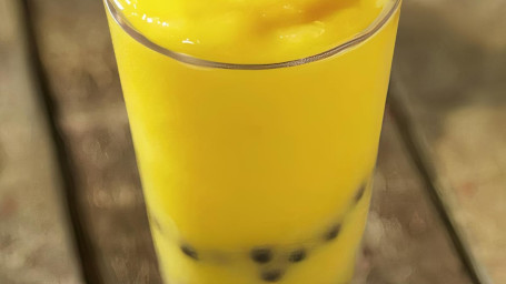 G5. Mango Pudding Jasmine Milk Tea Bù Dīng Nǎi Lǜ