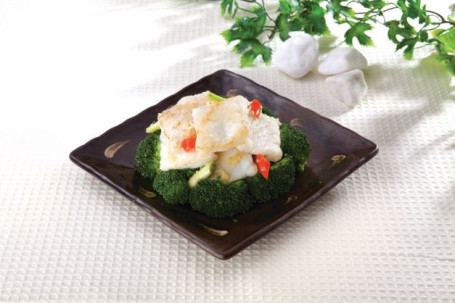 Xī Lán Huā Chǎo Qīng Yī Bān Qiú Stir Fried Ling Fillet And Broccoli