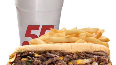 Cheesesteak 'All The Way ' Meal