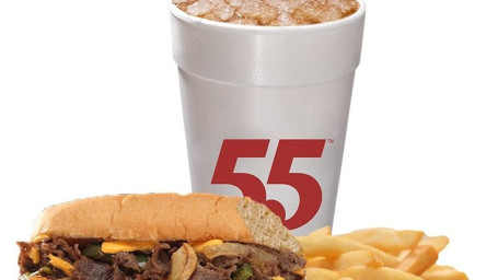 Lil ' Cheesesteak 'All The Way ' Meal