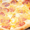 Classic White 4 Cheese Pepperoni Pizza