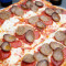Hawthorne's Pepperoni Sausage Sicilian Pizza