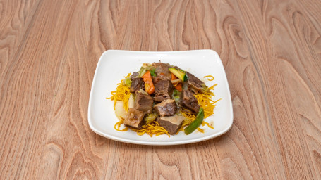 Beef Brisket Noodles Niú Nǎn Chǎo Miàn