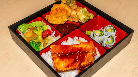 L9. Salmon Teriyaki Bento Box Lunch
