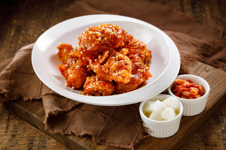 Hán Shì Tián Là Zhà Jī Spicy Sweet Fried Chicken