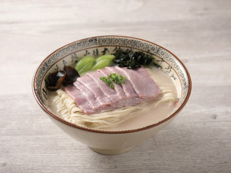 Zhū Gǔ Tāng Xiān Ròu Juǎn Lā Miàn La Mian With Sliced Pork In Signature Pork Bone Soup