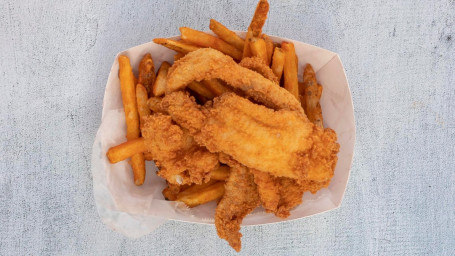 Fried Catfish Basket (4Pcs)